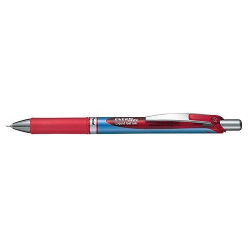 Pentel EnerGel BLN75-B Piros Zselés Roller 0.5mm a sima írásért