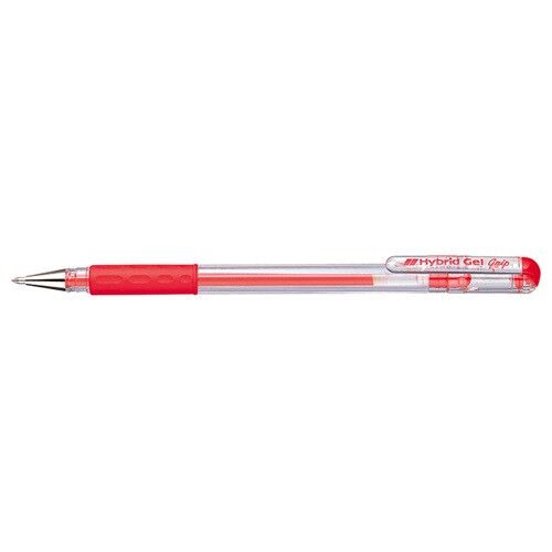 Pentel Hybrid K116-B piros roller, 0,6 mm-es hegy - Pentel