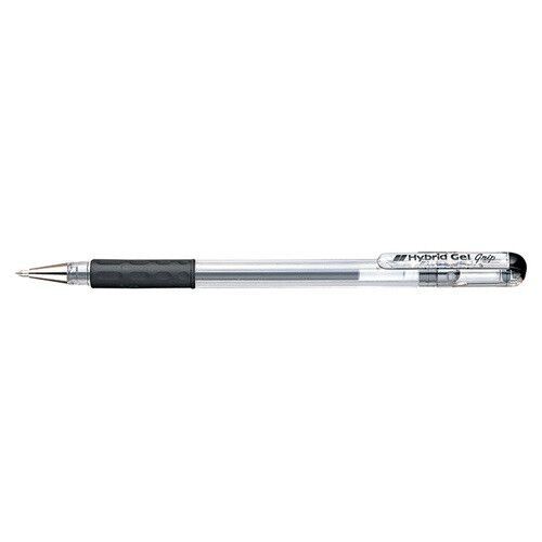 Pentel Hybrid K116-A fekete roller, 0.6 mm-es hegy, kényelmes fogás