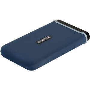Transcend ESD370C 500GB USB 3.1 Gen2 USB-C 3D TLC 1050/950MB/s külső SSD, kék - Transcend