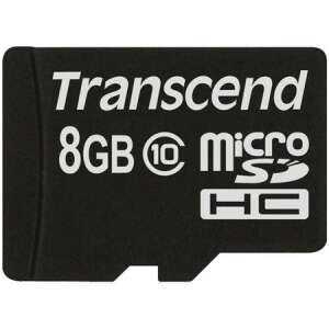Transcend 8GB MicroSDHC Class 10 memóriakártya 57917214 
