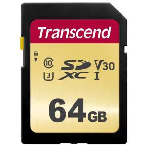 Transcend 64GB SDXC Class 10 UHS-I U3 memóriakártya - Transcend