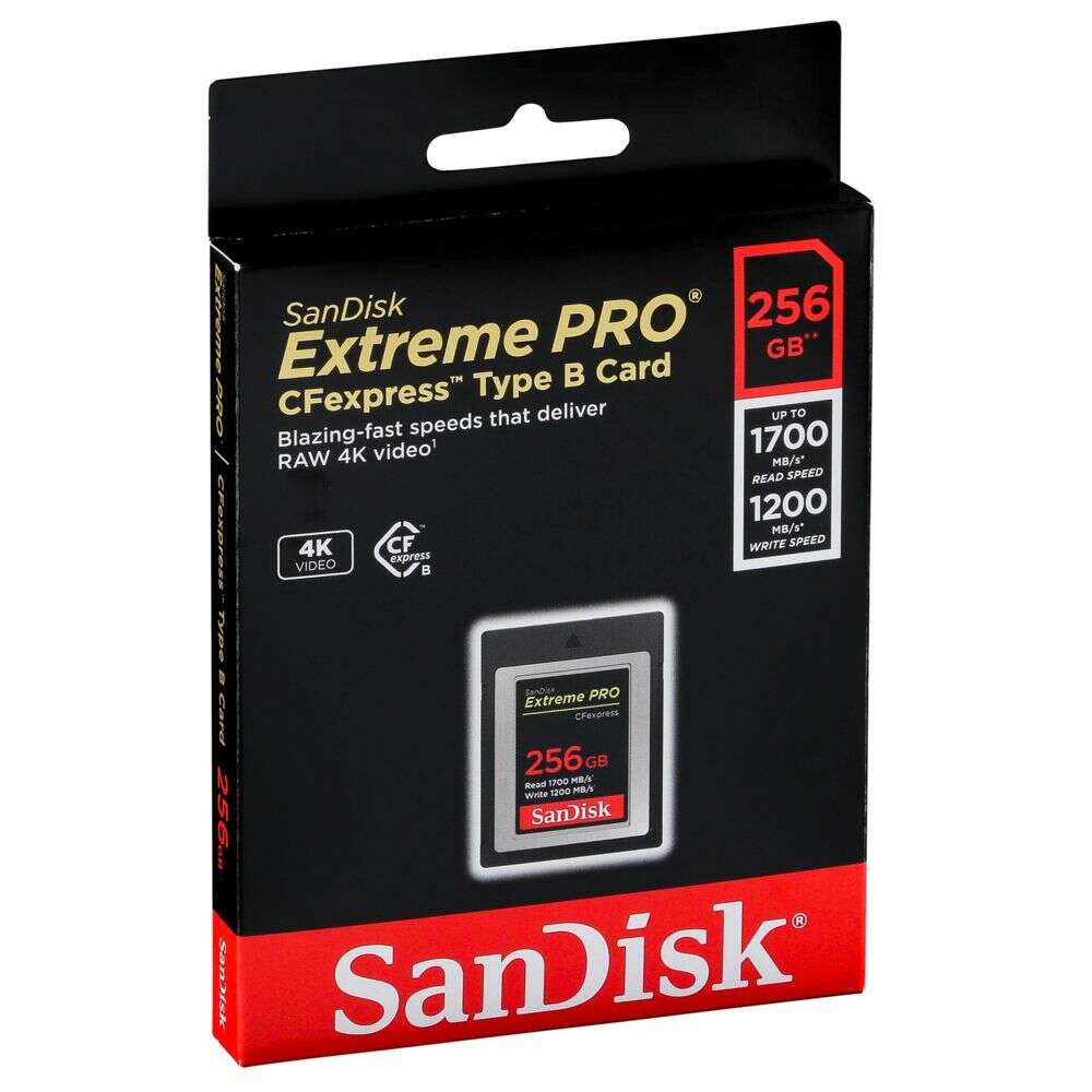 Sandisk sdcfe-256g-gn4nn memóriakártya 256 gb cfexpress