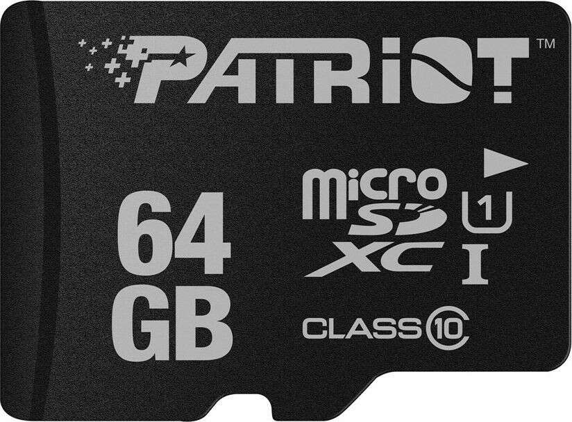 LX Series 64 GB microSDXC (schwarz, UHS-I U1, Class 10)