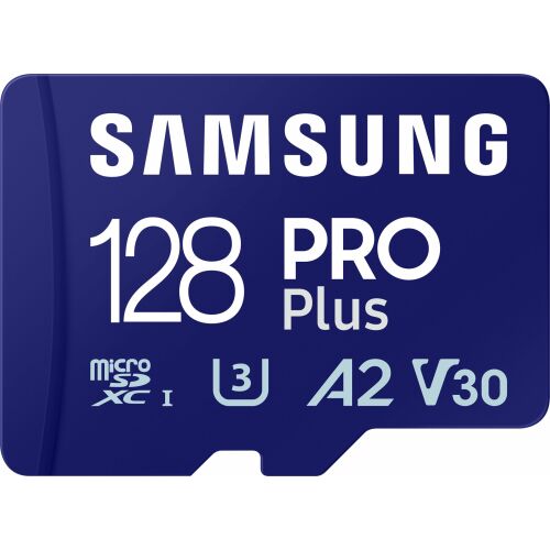 Samsung PRO Plus 128GB MicroSD kártya 4K videó rögzítéshez