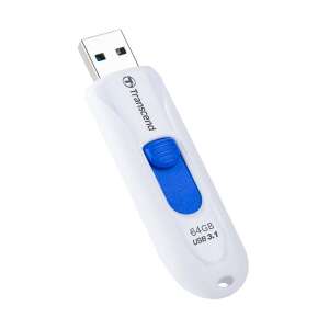 Transcend Jetflash 790 USB 3.1 Gen 1 64GB pendrive, fehér és kék - Pendrive