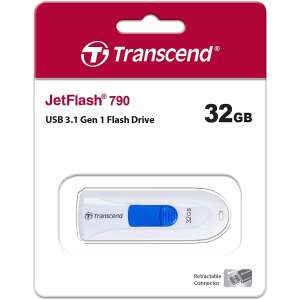 Transcend JetFlash 790 32GB USB 3.1 Gen 1 pendrive csomagolás - Transcend