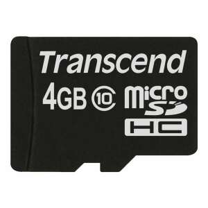 Transcend Premium 4GB microSDHC Class 10 UHS-I memóriakártya - Transcend