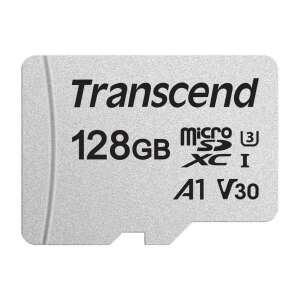 Transcend microSDXC USD300S 128GB CL10 UHS-I U3 memóriakártya 58104941 