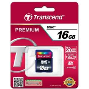 Transcend 16GB SDHC Class 10 memóriakártya 57961888 