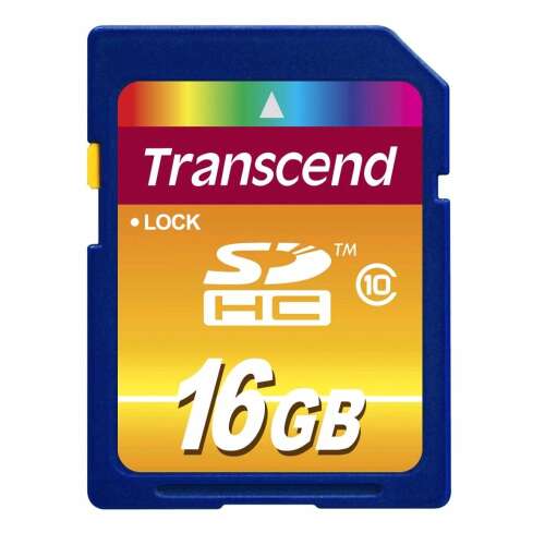 Transcend 16GB SDHC Class 10 memóriakártya