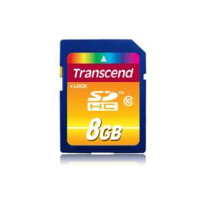 Transcend 8GB SDHC 10-es osztályú memóriakártya - Transcend