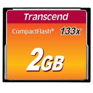 Transcend 2GB CompactFlash memóriakártya, 133x sebesség - Transcend