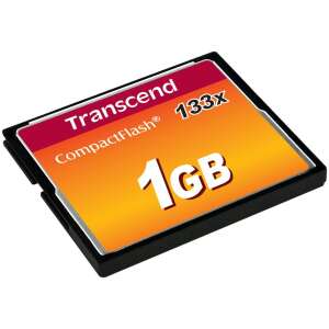 Transcend 1GB CompactFlash 133x Speicherkarte - Speicherkarten