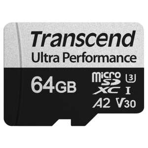 Transcend 340S 64GB MicroSDXC UHS-I Class 10 memóriakártya - Transcend