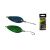 Wizard Chubby Spoon Long 4.6g horgászkanál, kék és zöld színű