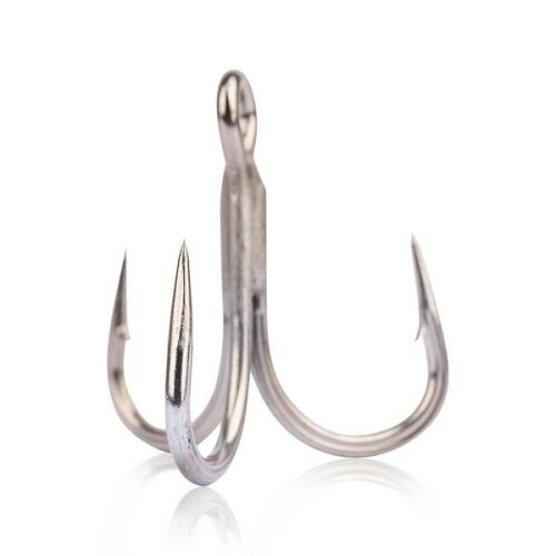Mustad Inline Treble Horog - 5x Erős Titán Acél - 2/0 Méret - Horgász horog