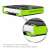 Silicon Power Armor A60 external hard drive, shockproof silicon material, black with green accents