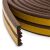 Self-adhesive Door/Window Seal "E" Profile - 6 m brown 9 mm 39908190