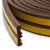 Self-adhesive Door/Window Seal "E" Profile - 6 m brown 9 mm 39908190