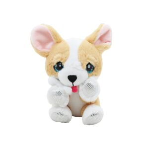 Pluszowy szczeniak Corgi z dźwiękiem, 12 cm - Interaktywny pluszak