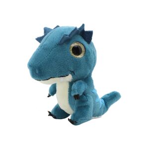 Niebieski pluszowy dinozaur z dźwiękiem, 12 cm - Interaktywny pluszak