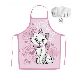 Disney Marie - Gyerek Kötény és Sapka Szett - 3-8 év