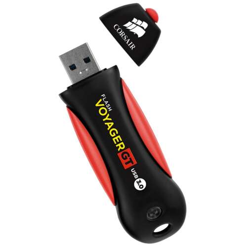 Corsair Voyager GT 256GB USB flash meghajtó, fekete és piros