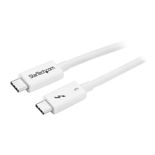 StarTech.com TBLT34MM50CW Thunderbolt kábel 0,5 M 40 Gbit/s Fehér 112863067