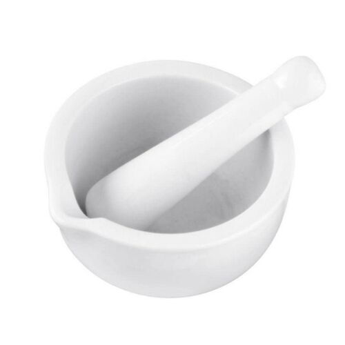 Kerámia mozsár és mozsártörő Fackelmann 45442, 11x6 cm, 700 ml, Kiöntő csúszda, Fehér 112864836