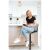 Woman Sitting on Sofotel Castel Bar Stool in Kitchen