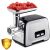 Berdsen electric meat grinder with meat cubes and quality badge