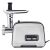 Berdsen electric meat grinder silver and black side view