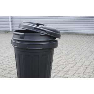 Voerton tároló vödör fedéllel fekete 70 liter