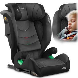 Nukido Louis Soft Autósülés ISOFIX rendszerrel, 15-36kg - Fekete, Szürke