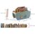 Nukido Wooden Noah's Ark Toy Dimensions, Educational Toy Size