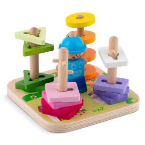 Ricokids Holz Formensortierpuzzle, Nahaufnahme - Ricokids