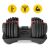 4FIZJO adjustable dumbbell 40kg with workout icons