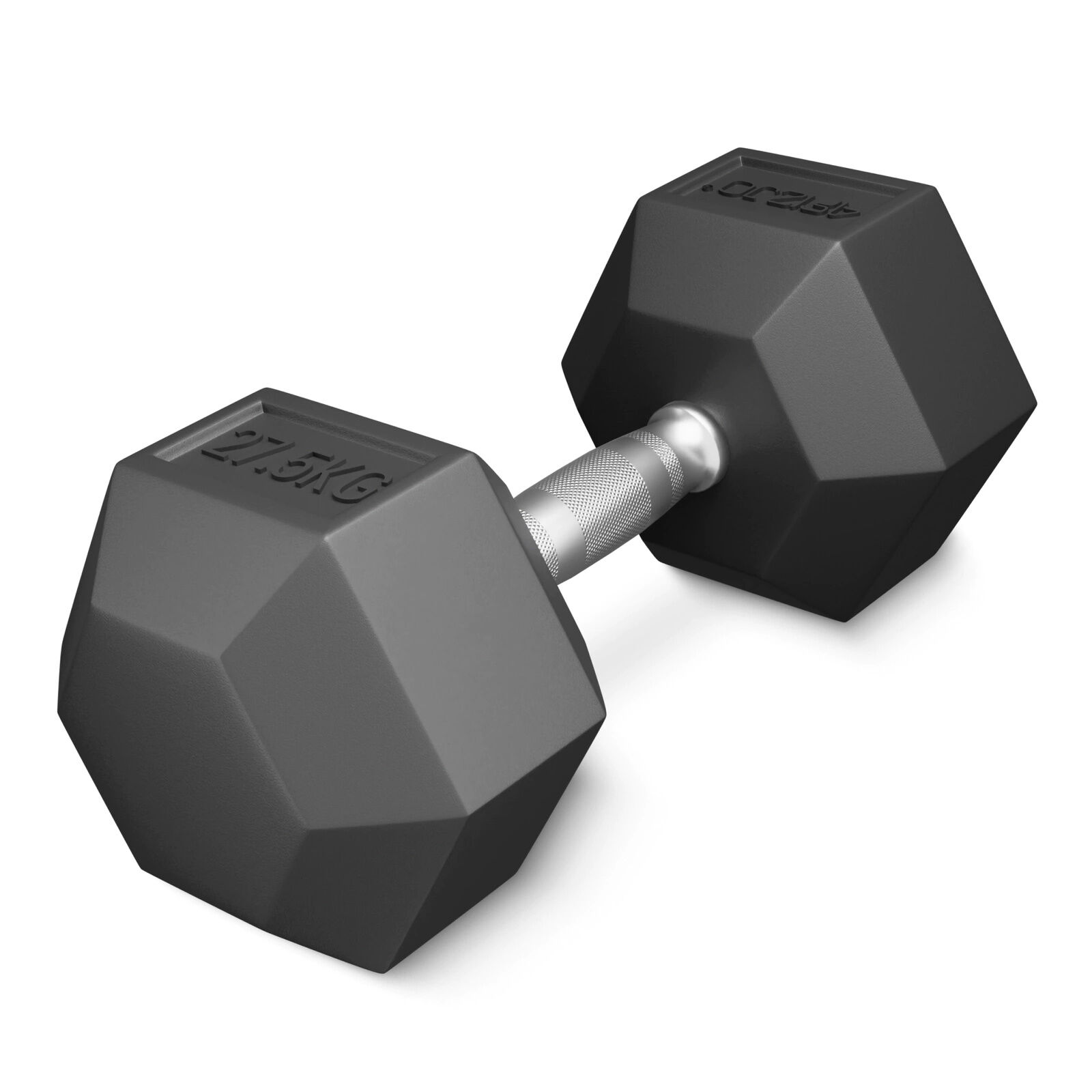 4FIZJO HEX acél Súlyzó 27,5kg - Fekete