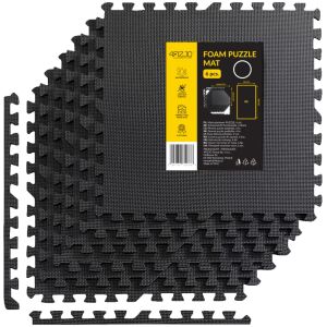 4FIZJO Puzzle habszőnyeg tornatermekhez 6db - Szürke