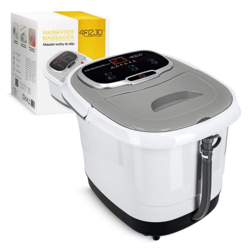  4FIZJO Water Foot Massager - White, Silver 131405406