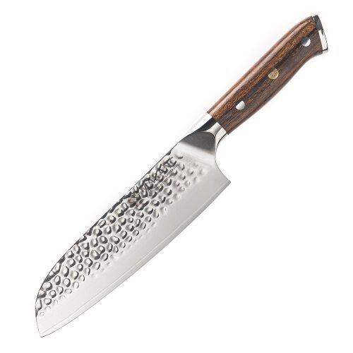 Cutit santoku profesional Maranc, otel de damasc, 18 cm, M155 112872297