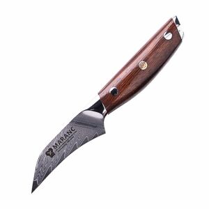 Cutit decojit profesional Maranc, otel de damasc, 7.5 cm, M40 112872481 - Tacâmuri