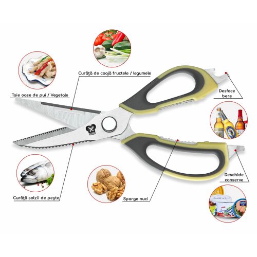 Професионална мултифункционална ножица Maranc, неръждаема стомана, M54 112872580