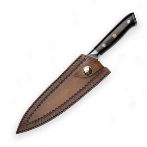 Pochwa ze skóry naturalnej Maranc, do noży z serii Cutitul Bucatarului, M55 112872561 - Sztućce