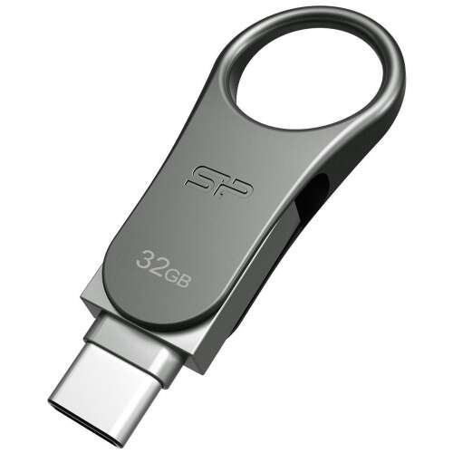 Widok pod kątem Pendrive'a Silicon Power Mobile C80 32GB USB-C