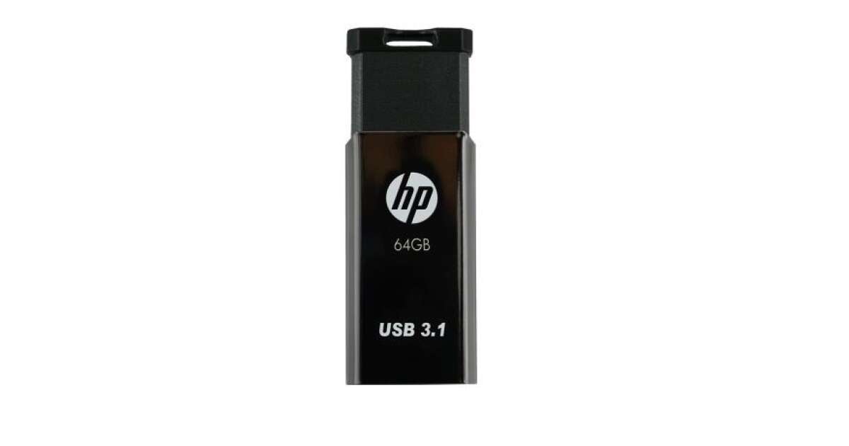HP x770w 64 GB USB 3.2 Gen 1 (3.1 Gen 1) Fekete USB flash meghajtó