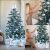 Collage of woman decorating Christmas tree with Springos LED lights