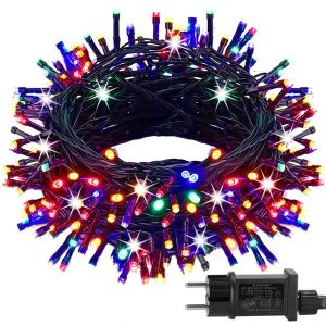 Springos Cl0545 500 LED Multicolor Christmas Tree Lights with Flashing Effect - Christmas