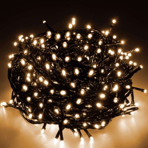 Coiled Springos 750 LED warm white Christmas lights